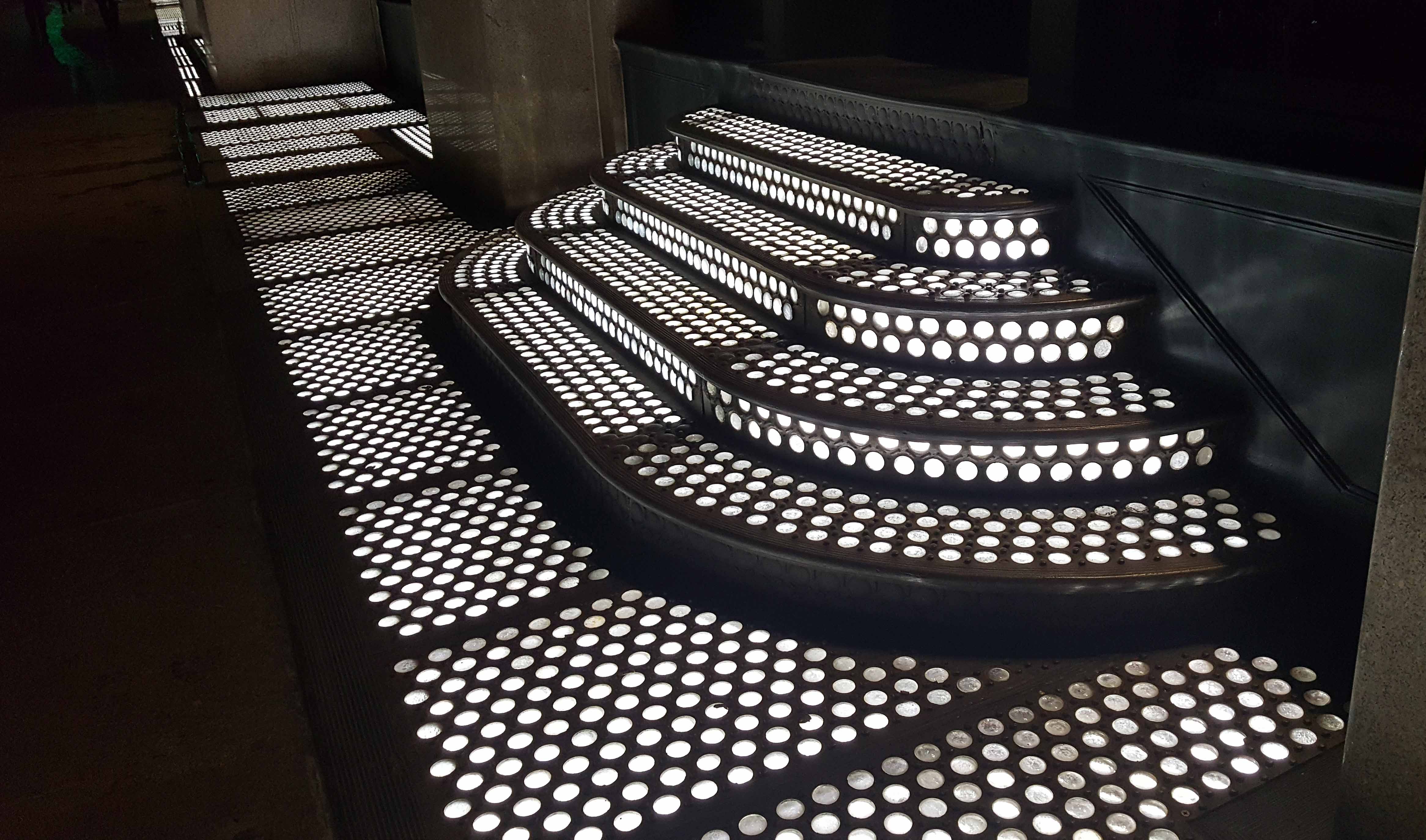 Cast Iron with Glass Prisms